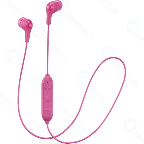 Беспроводные наушники с микрофоном JVC Gumy Wireless Pink (HA-FX9BT-P)