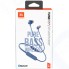 Беспроводные наушники с микрофоном JBL Tune 115BT Blue (JBLT115BTBLU)