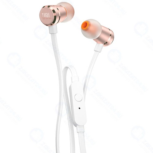 Наушники с микрофоном JBL T290 Champagne Gold (JBLT290CGD)