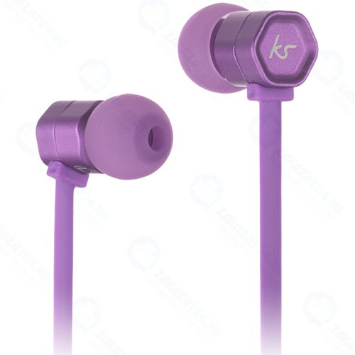Наушники с микрофоном Kitsound Hive Purple (KSHIVBPU)