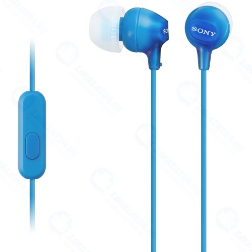 Наушники с микрофоном Sony MDR-EX14AP Blue