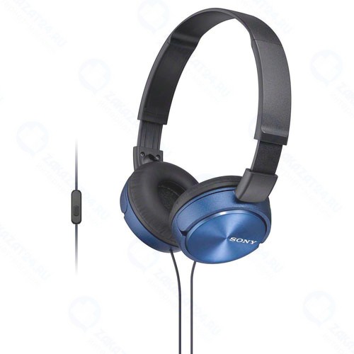 Наушники с микрофоном Sony MDR-ZX310AP Blue