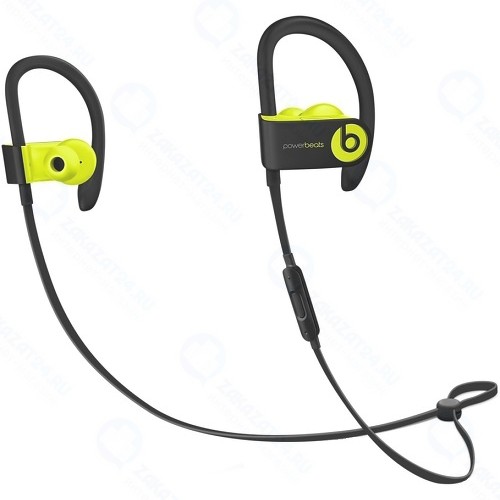 Беспроводные наушники с микрофоном Beats PowerBeats3 Wireless Shock Yellow (MNN02ZE/A)
