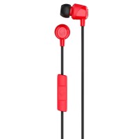Наушники с микрофоном Skullcandy Jib W/Mic 1, черные/красные (S2DUY-L676)