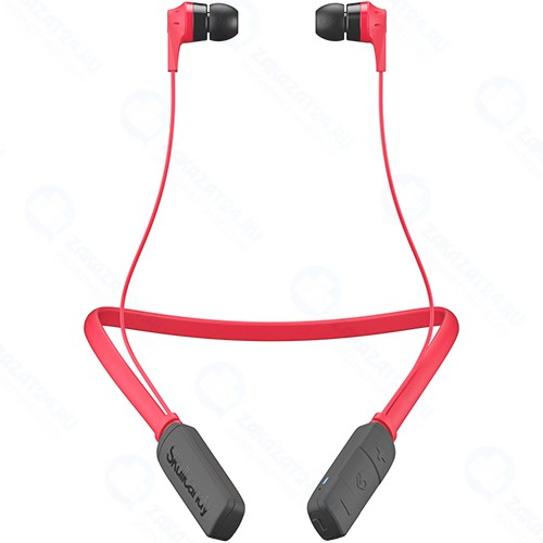 Беспроводные наушники с микрофоном Skullcandy Ink’d 2.0 Wireless Red/Black (S2IKW-J335)
