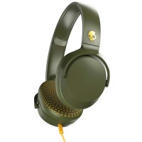 Наушники с микрофоном Skullcandy Riff, желтые/оливковые (S5PXY-M687)