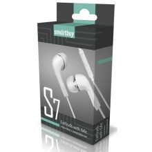 Наушники с микрофоном Smartbuy S7 White (SBH-0120)