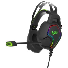 Игровые наушники Smartbuy Rush Ambition RGB Black/Green (SBHG-6200)