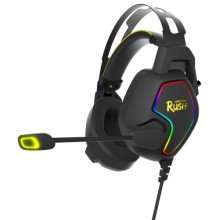 Игровые наушники Smartbuy Rush Ambition RGB Black/Yellow (SBHG-6300)