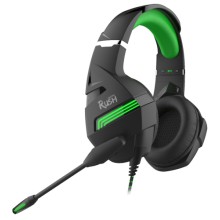 Игровые наушники Smartbuy Rush Destrover Black/Green (SBHG-8900)