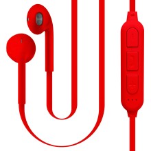 Беспроводные наушники с микрофоном QUB STN-178 Red