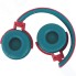 Беспроводные наушники с микрофоном QUB STN-250 Red/Blue