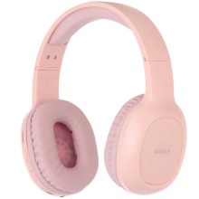 Беспроводные наушники с микрофоном QUB STN-300 Pink