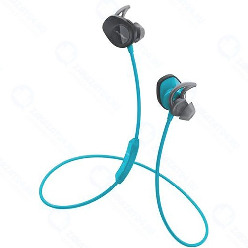 Беспроводные наушники с микрофоном BOSE SoundSport Blue