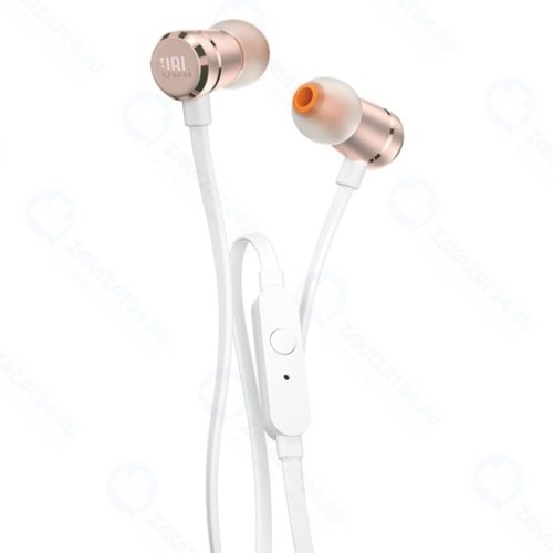 Наушники с микрофоном JBL T290 Rose Gold
