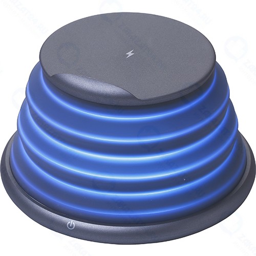 Ночник с беспроводным зарядным устройством W-O-L-T WCU-001 Grey