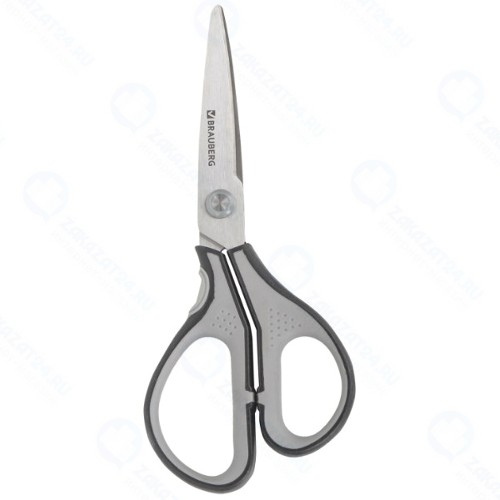 Ножницы Brauberg Super, 175 мм, серо-черные (237295)