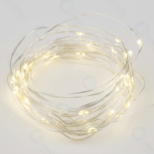 Электрогирлянда Uniel ULD-S1000-100/SCB/3AA Wham White IP20 Dew