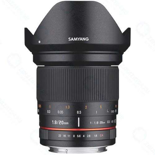 Объектив Samyang 20mm f/1.8 ED AS UMC AE Nikon F