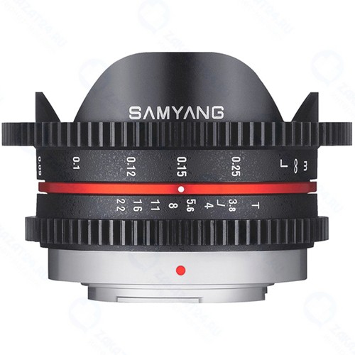 Объектив Samyang 7.5mm T3.8 Fish-eye VDSLR micro 4/3 Black