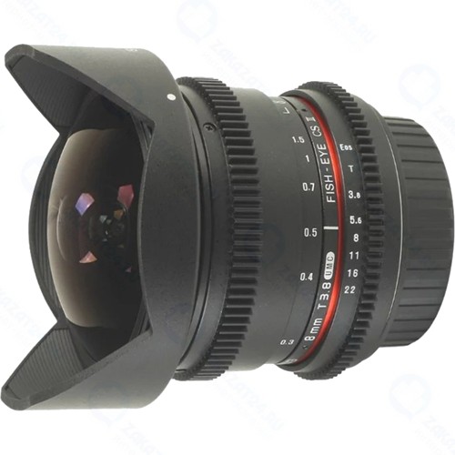 Объектив Samyang 8mm T3.8 AS IF UMC Fish-eye CS II VDSLR Canon EF