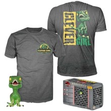 Футболка Funko POP and Tee: Jurassic Park: Clever Raptor M (47629) Футболка Funko POP and Tee: Jurassic Park: Clever Raptor M (47629)