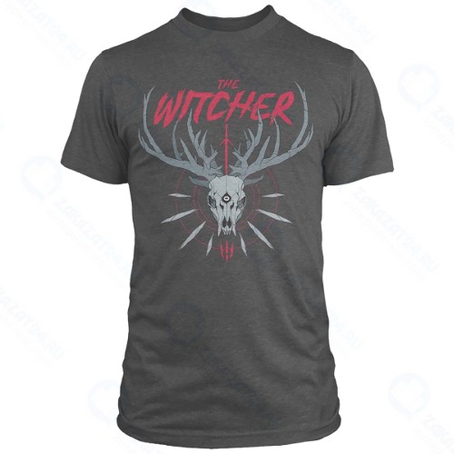 Футболка The Witcher 3 Trophy Hunter Premium Charcoal Heather XXL (86640)