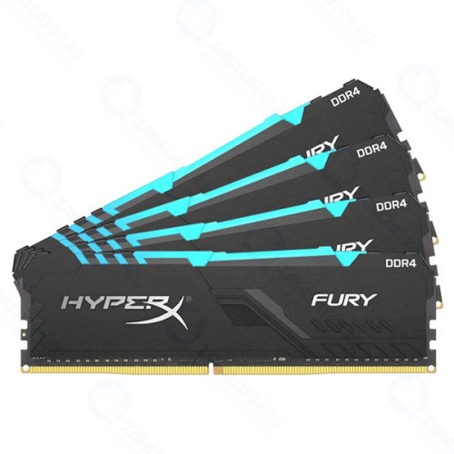 Оперативная память Kingston HyperX Fury RGB 32GB (HX430C15FB3AK4/32)