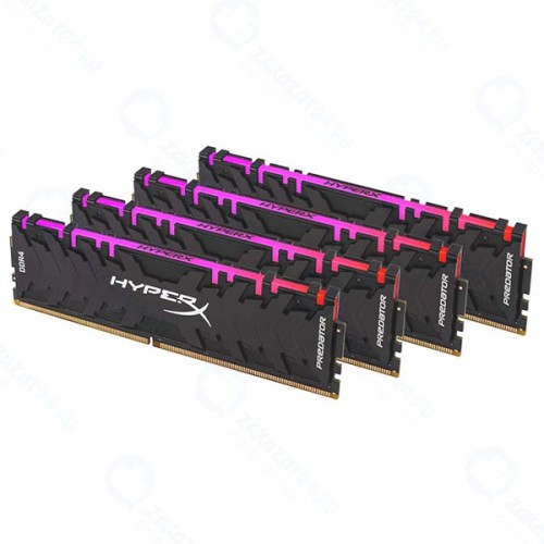 Оперативная память Kingston XMP HyperX Predator RGB 64GB (HX430C15PB3AK4/64)