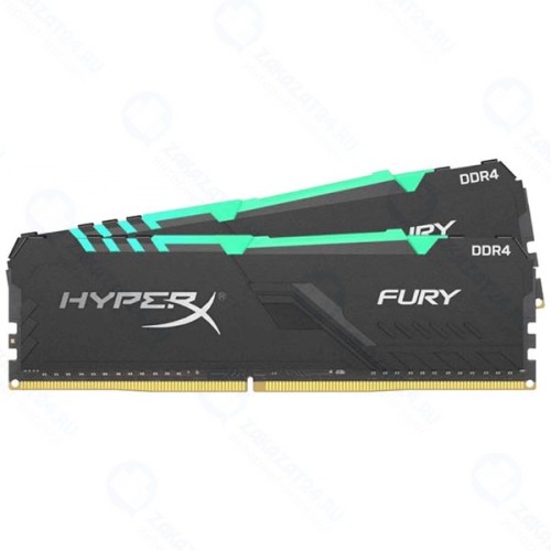 Оперативная память Kingston HyperX Fury RGB 64GB (HX430C16FB3AK2/64)