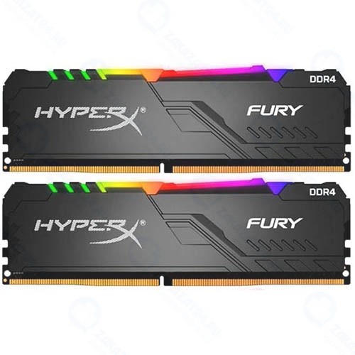 Оперативная память Kingston HyperX Fury RGB 16GB (HX432C16FB3AK2/16)