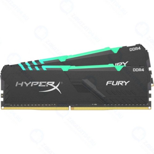 Оперативная память Kingston HyperX Fury RGB 32GB (HX436C18FB4AK2/32)