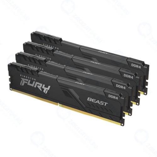 Оперативная память Kingston Fury Beast 64GB (KF436C18BBK4/64)
