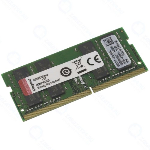 Оперативная память Kingston SO-DIMM DDR4 16Gb 2666MHz pc-21300 (KVR26S19D8/16)