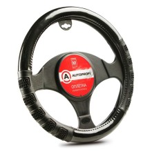 Оплетка для руля AutoProfi экокожа, размер М 1/20 (AP-2051 BK/BK M) Оплетка для руля AutoProfi экокожа, размер М 1/20 (AP-2051 BK/BK M)