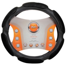 Оплетка рулевого колеса Airline спонжевая, черная, 38 см/M (AWC-SS-08M) Оплетка рулевого колеса Airline спонжевая, черная, 38 см/M (AWC-SS-08M)