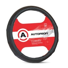 Оплетка рулевого колеса AutoProfi AP-1040 Black (M)