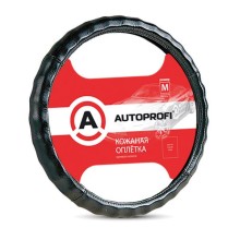 Оплетка рулевого колеса AutoProfi AP-265 Black (M)