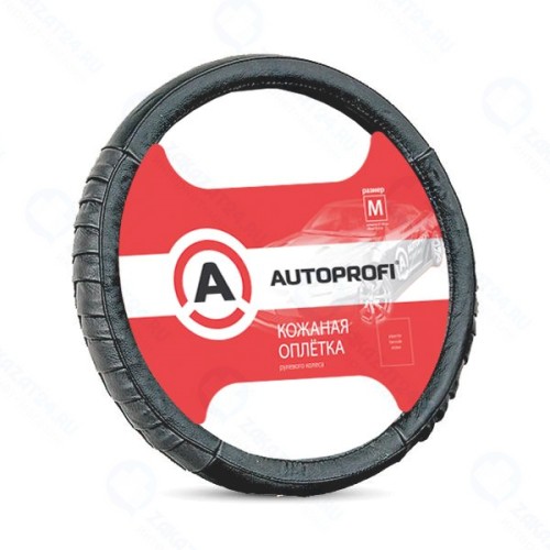 Оплетка рулевого колеса AutoProfi AP-470 Black (M)