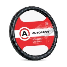 Оплетка рулевого колеса AutoProfi AP-765 Black (M)