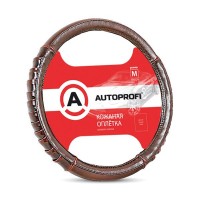 Оплетка рулевого колеса AutoProfi AP-770 Brown (M)
