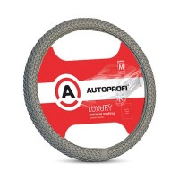 Оплетка рулевого колеса AutoProfi AP-800 Grey (M)