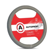 Оплетка рулевого колеса AutoProfi AP-800 Grey (M)
