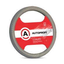 Оплетка рулевого колеса AutoProfi AP-810 Grey (M)