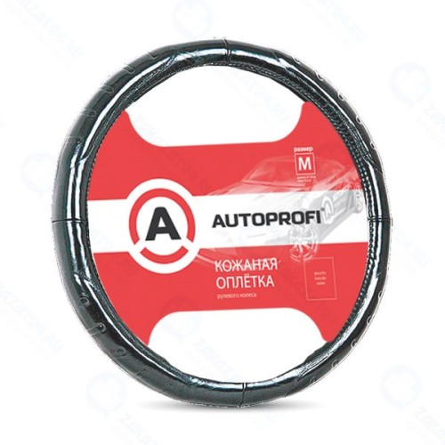 Оплетка рулевого колеса AutoProfi AP-850 Black (M)