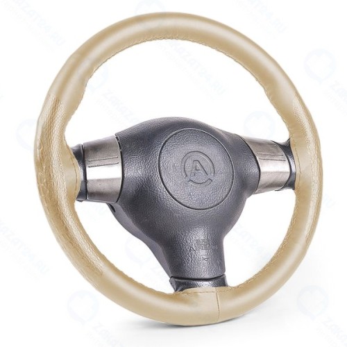 Оплетка для руля AutoProfi композитная кожа, размер М 1/50 Сroco Beige (SAM-300 croco BE M)