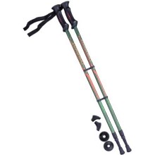 Палки для скандинавской ходьбы Berger Longway, 77-135 см, 2-секционные, зеленые/оранжевые (УТ-00010962)