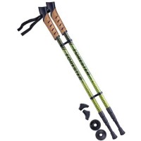 Палки для скандинавской ходьбы Berger Forester, 67-135 см, 3-секционные, болотные/желтые (УТ-00010965)