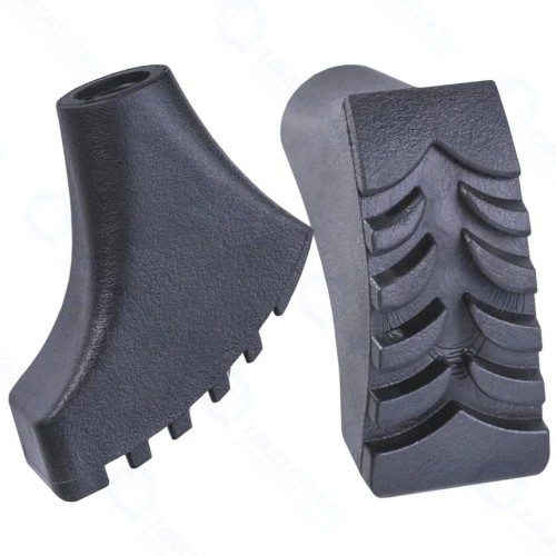 Комплект наконечников для скандинавских палок Berger 2 шт, чёрные (УТ-00010973)