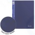 Папка Brauberg 100 вкладышей, диагональ, темно-синяя (221333)